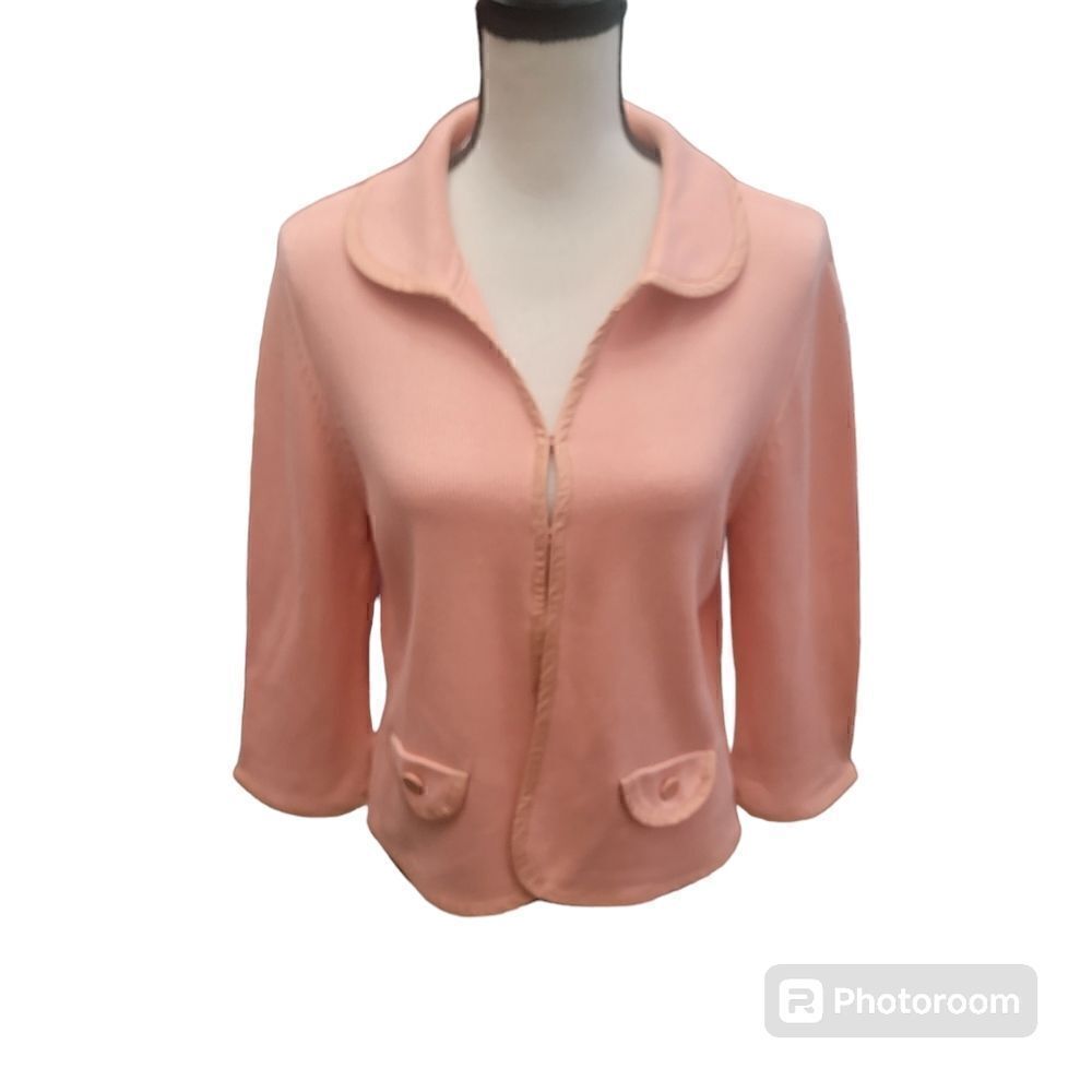 J.Jill Sweater Blazer with 3/4 Sleeves. Size M.